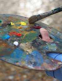 Paint Colour Exercise Palette Painting
